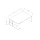 HANAH HOME Sto za dnevnu sobu Defne Patara - 189272