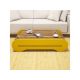 HANAH HOME Sto za dnevnu sobu Cool Walnut Yellow - 189275