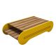 HANAH HOME Sto za dnevnu sobu Cool Walnut Yellow - 189275