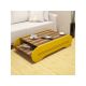 HANAH HOME Sto za dnevnu sobu Cool Walnut Yellow - 189275