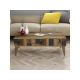 HANAH HOME Sto za dnevnu sobu Madrid Anthracite - 189276
