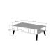 HANAH HOME Sto za dnevnu sobu Madrid Anthracite - 189276