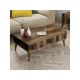 HANAH HOME Sto za dnevnu sobu Madrid Anthracite - 189276
