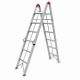 SuperStep Duple Sklopive Štapne Alu Merdevine 2x6 218cm - EP3070896