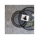 HANAH HOME Sto za dnevnu sobu Tokyo Black - 189479