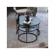HANAH HOME Sto za dnevnu sobu Tokyo Black - 189479