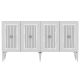 HANAH HOME Komoda Nora belo/srebrna - 189572