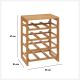 FIVE Stalak za boce 12/1 35x24x47cm, bambus - 189634-1