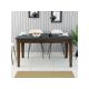 HANAH HOME Trpezarijski sto Milan 513 Walnut Anthracite - 189968