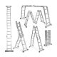 TMC Zglobne Aluminijumske Merdevine 4x4 - 4,6m - 19-1