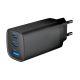 GEMBIRD Brzi punjač 3-port 65 W GaN USB PowerDelivery TA-UC-PDQC65-01-BK, crna - 45562