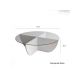 HANAH HOME Sto za dnevnu sobu Lily White - 191206