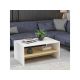 HANAH HOME Sto za dnevnu sobu Apollon White Sapphire Oak - 191228
