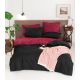 L`ESSENTIEL MAISON Ranforce posteljina 200x220 cm Cift Yonlu Claret Red Black - 191487