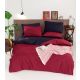 L`ESSENTIEL MAISON Ranforce posteljina 200x220 cm Cift Yonlu Claret Red Dark Blue - 191488-1
