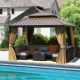 Metalni Paviljon LUX sa Zavesom 354x294cm - EP3174517