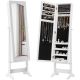 Samostojeći ormar saogledalom za nakit 144cm Beli - EP2931942