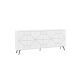 HANAH HOME Komoda Dune 183, bela - 194338-1
