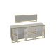 HANAH HOME Komoda Polka Aynalı White - 194340