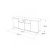 HANAH HOME Komoda FR15 AW - 194341