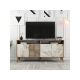HANAH HOME Komoda Milan 160 Walnut White Marble - 194366