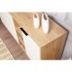 HANAH HOME Komoda Clara Console Oak White - 194382
