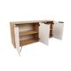 HANAH HOME Komoda Clara Console Oak White - 194382