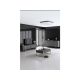 HANAH HOME Komoda Luxe Anthracite Gold - 194394