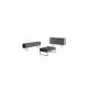 HANAH HOME Komoda Luxe Anthracite Gold - 194394