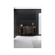 HANAH HOME Komoda Luxe Walnut Black - 194395