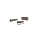 HANAH HOME Komoda Luxe Walnut Black - 194395