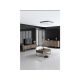 HANAH HOME Komoda Luxe Walnut Gold - 194396