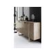 HANAH HOME Komoda Luxe Walnut Gold - 194396