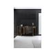 HANAH HOME Komoda Luxe Walnut Gold - 194396