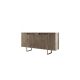 HANAH HOME Komoda Luxe Walnut Gold - 194396