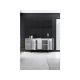 HANAH HOME Komoda Luxe White Black - 194397