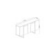 HANAH HOME Komoda Luxe White Black - 194397