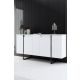 HANAH HOME Komoda Luxe White Black - 194397