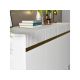 HANAH HOME Komoda Defne White Gold - 194400