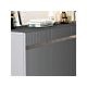 HANAH HOME Komoda Defne Anthracite Silver - 194404