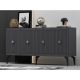 HANAH HOME Komoda Midas Anthracite Silver - 194408