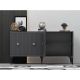 HANAH HOME Komoda Midas Anthracite Silver - 194408