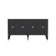 HANAH HOME Komoda Midas Anthracite Silver - 194408