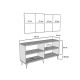 HANAH HOME Komoda Midas Anthracite Silver - 194408