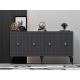 HANAH HOME Komoda Midas Anthracite Silver - 194408