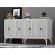 HANAH HOME Komoda Midas White Gold - 194409