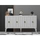 HANAH HOME Komoda Midas White Gold - 194409