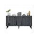 HANAH HOME Komoda Asel Anthracite Silver - 194420