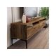 HANAH HOME TV polica Istanbul 2 Walnut - 194425