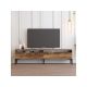 HANAH HOME TV polica Istanbul 2 Walnut - 194425